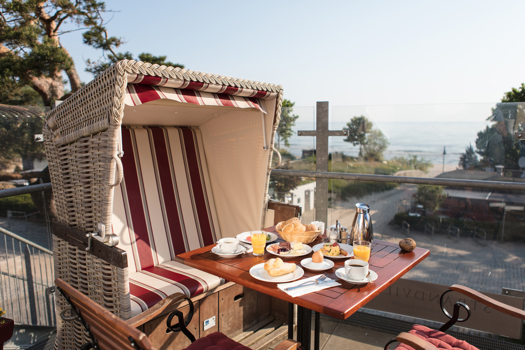 Elegante Speisetafel im Restaurant Bethanien